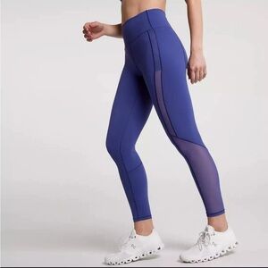 Calia Women's Inspire Mesh High-Rise 7/8 Legging Rich Blue, Size  XS